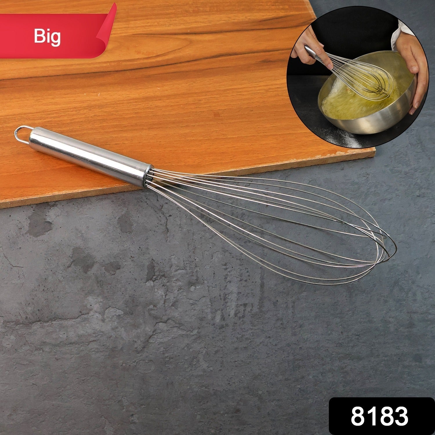 Large Size Stainless Steel Egg Beater Whisk Large Size Stainless Steel Egg Beater Whisk